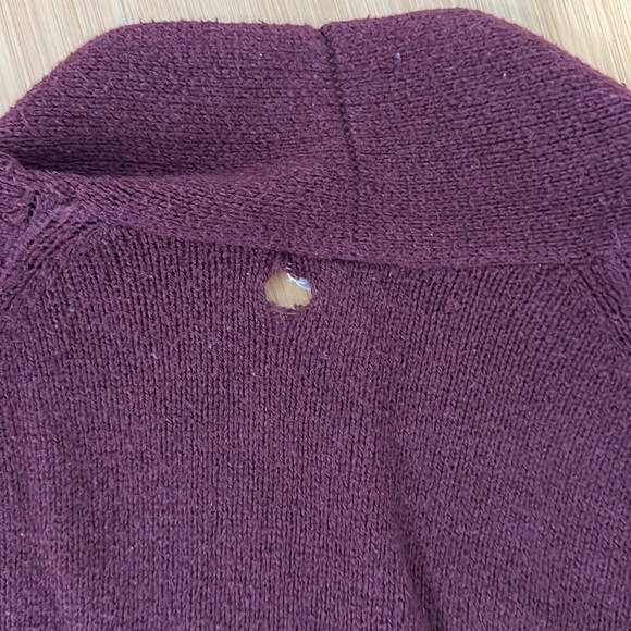 Maroon cardigan - Picture 7 of 7